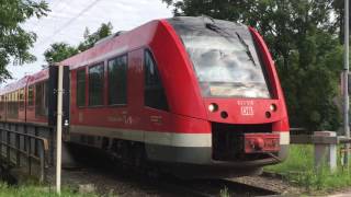 Deutsche Bahn RE 4 regional train Pasewalk to Szczecin [upl. by Lepper]