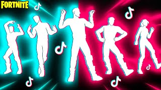 TOP 50 BEST TIKTOK DANCES IN FORTNITE [upl. by Arvie504]