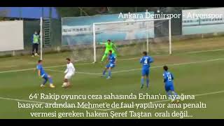 Ankara Demirspor  Afyonspor [upl. by Arotal]