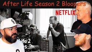 After Life Season 2 Bloopers REACTION  OFFICE BLOKES REACT [upl. by Claybourne]