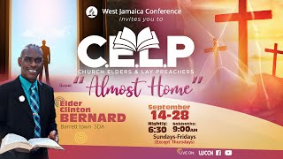 CELP  Harrison SDA w Elder Clinton Bernard  Sunday Sept 15 2024 [upl. by Lochner362]