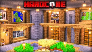 I Built the ULTIMATE UNDERGROUND BASE in Minecraft Hardcore [upl. by Gratt]