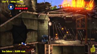 Lego Marvel Super Heroes Level 11 Taking Liberties  Story Walkthrough  HTG [upl. by Pinter]