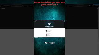 Comment héberger gratuitement son site [upl. by Akimehs]