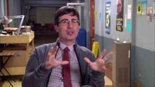 Community Season 5 JOHN OLIVER quotProfessor Ian Duncanquot Premiere Interview  ScreenSlam [upl. by Anaigroeg]