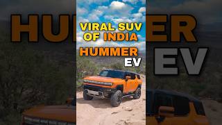 Viral Suv In India Hummer Ev hummerev india suv viral [upl. by Arahc350]