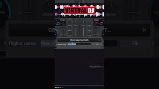 Como criar playlists no Virtual DJ virtualdj [upl. by Isdnil]