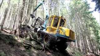 HSM 208F Forwarder Extrem Steep Slope [upl. by Saree]