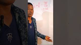 Fraction to decimal maths mathexercise education [upl. by Lempres]