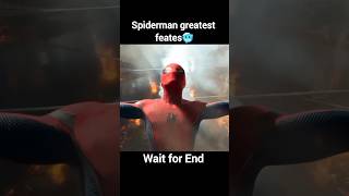 SpiderMan greatest feates marvelshorts spiderman ytshorts trendingshorts viralshort [upl. by Tedie958]