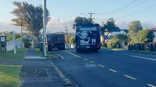 PKF955 Truck Disrupting Bucklands Beach Rd Traffic [upl. by Ledua745]