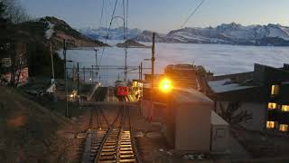 Zahnradbahn Rigi Kulm  Rigi Kaltbad Talfahrt 2020 Teil 2  Switzerland [upl. by Sualocin]