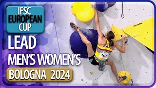 IFSC European Cup  Lead Finals  Bologna  2024 [upl. by Saibot555]