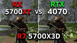 RX 5700 XT 8GB vs RTX 4070 12GB  R7 5700X3D  Is the Upgrade Worth it in 2024 [upl. by Ivo]