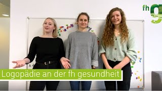 Studiengang Logopädie – Einblick in das Studieren an der fh gesundheit [upl. by Tiedeman]