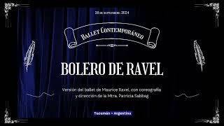 Ballet Contemporáneo de Tucumán quotBoleroquot [upl. by Seena118]