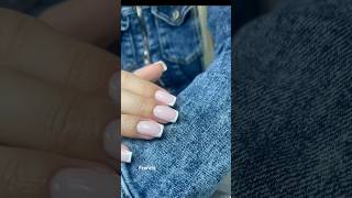 French paznokcieżelowe nails nailart nailtech french naildesign manicure gelnails [upl. by Aicilyhp948]