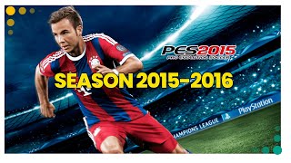 PES 2015  Gudpley Patch Season 201516 PC  DOWNLOAD [upl. by Anaik]