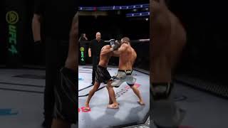 Jeka Saragih VS Khamzat Chimaev ufc ufcgameplay mma ufcgame fighter mmafighter [upl. by Atterol]