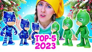 ❄️❄️ ¡Clonamos a los PJ Masks para el Año Nuevo 2024 ❄️❄️ Recetas navideñas [upl. by Eilrac]