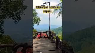 Keindahan panorama di lereng gunung beautiful wisata shortvideo landscape nature quotes [upl. by Sacrod663]