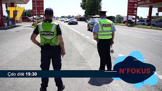 Dy krahë e një trup Policia e Shqipërisë dhe e Kosovës në patrullim të përbashkët  NFOKUS  T7 [upl. by Salakcin]