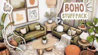 BOHO LIVING A CC Stuff Pack [upl. by Keelia903]