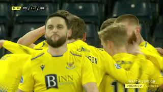 A captains goal from Jason Kerr puts St Johnstone 10 up  Betfred Cup live on Premier Sports [upl. by Sheelagh75]