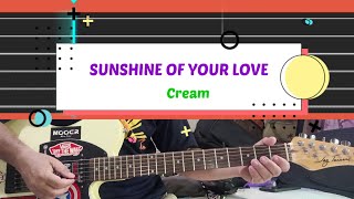 Sunshine Of Your Love Cream guitar basic cover song [upl. by Janean571]