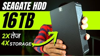 Seagate Expansion 16TB External HDD Review in Hindi [upl. by Ahsenhoj]