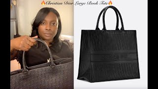 😍😍 Dior Large Book Tote 👜 dior christiandior luxurybagunboxing designer bags [upl. by Booma205]