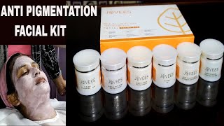 HOW TO DO JOVEES ANTI PIGMENTATION FACIAL KIT  STEP BY STEP  DEMO  FULL VIDEO [upl. by Melnick]