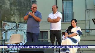 FESTA CONFRATERNITA DEL GIGLIO DI SCIACCA VILLA E VEZZANI LE PRIME PROTAGONISTE [upl. by Olbap]