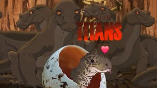 Teaching the Megalania ways to the younglings in Path of Titans [upl. by Imena206]