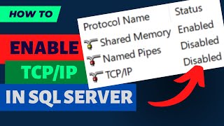 Enable TCPIP in SQL Server in 2 Minutes  Tech Support Whale [upl. by Mihe]