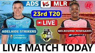 Adelaide Strikers Women vs Melbourne Renegades Women  ASW vs MRW  Womens Big Bash League 2024 [upl. by Diraj]