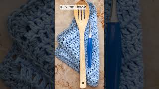 Easiest Crochet Dishcloth Pattern [upl. by Anauqed]