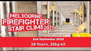 Melbourne Firefighter Stair Climb 2023  Live Stream [upl. by Magnolia]