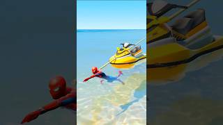 Who Is Stronger 💪 SPIDERMAN VS HULK GTA V CHALLENGE 🔥 shorts spiderman cartoon [upl. by Wack]