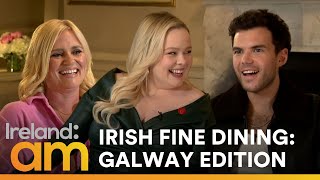 Bridgertons Nicola Coughlan spills on taking Luke Newton on a surprise Galway tour 🍀  Ireland AM [upl. by Oivat939]