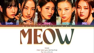 MEOVV MEOW Lyrics Color Coded Lyrics [upl. by Ahsaeym]