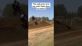 I Can’t Believe I Jumped THIS motocross dirtbike racing moto 2stroke vlog iphone shorts [upl. by Neellok]