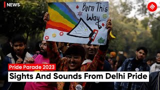 Here are sights and sounds from Delhi Pride 2023 [upl. by Teragram]