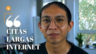 ¿Cómo hacer citas largas de páginas de internet [upl. by Joel]