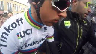 Peter Sagan at Omloop Het Nieuwsblad [upl. by Onitsuaf]