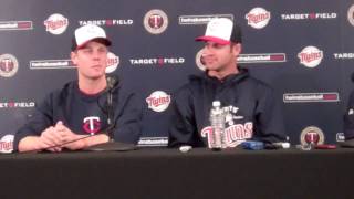 Joe Mauer and Justin Morneau talk [upl. by Megdal]