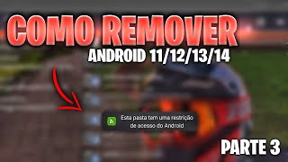 FINALMENTE COMO REMOVER A RESTRIÇÃO DO ANDROID EM QUALQUER CELULAR MELHOR MÉTODO ATÉ AGORA [upl. by Hgierb]