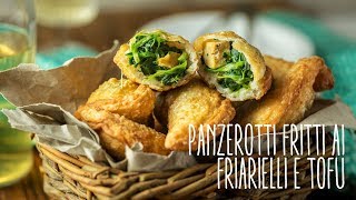 Panzerotti fritti ai friarielli e tofu [upl. by Cyprio480]