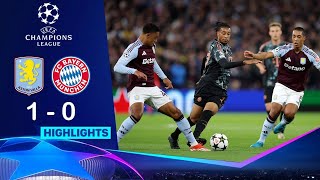 Aston Villa vs Bayern Munich 10 HIGHLIGHTS  UEFA Champions League 2024 [upl. by Margaretta]