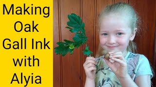 Making Oak Gall Ink with Alyia [upl. by Leff]